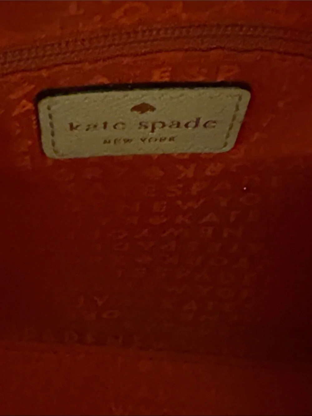 Kate Spade Alice Court Kaiya satchel in Cliff Gray and Off White
